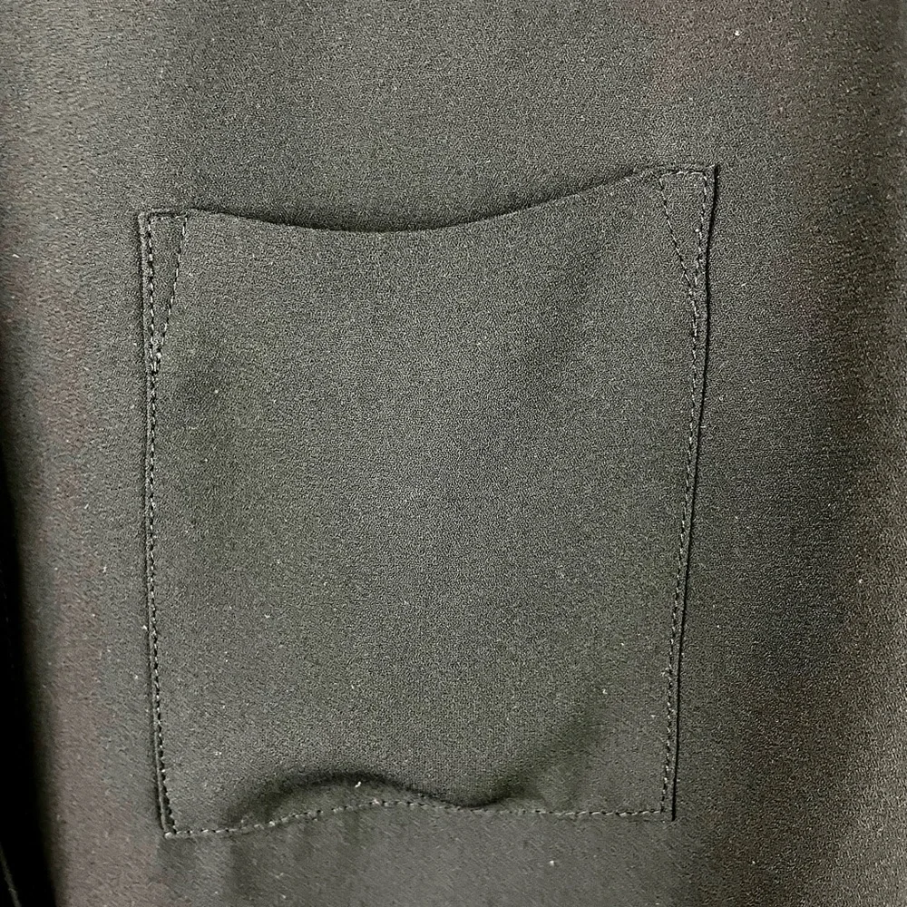 Mossimo black sleeveless button down blouse - Picture 3 of 9